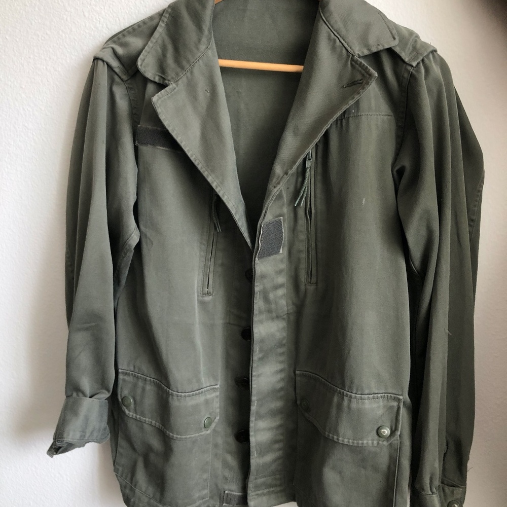 Vintage French Military Surplus Field Jacket